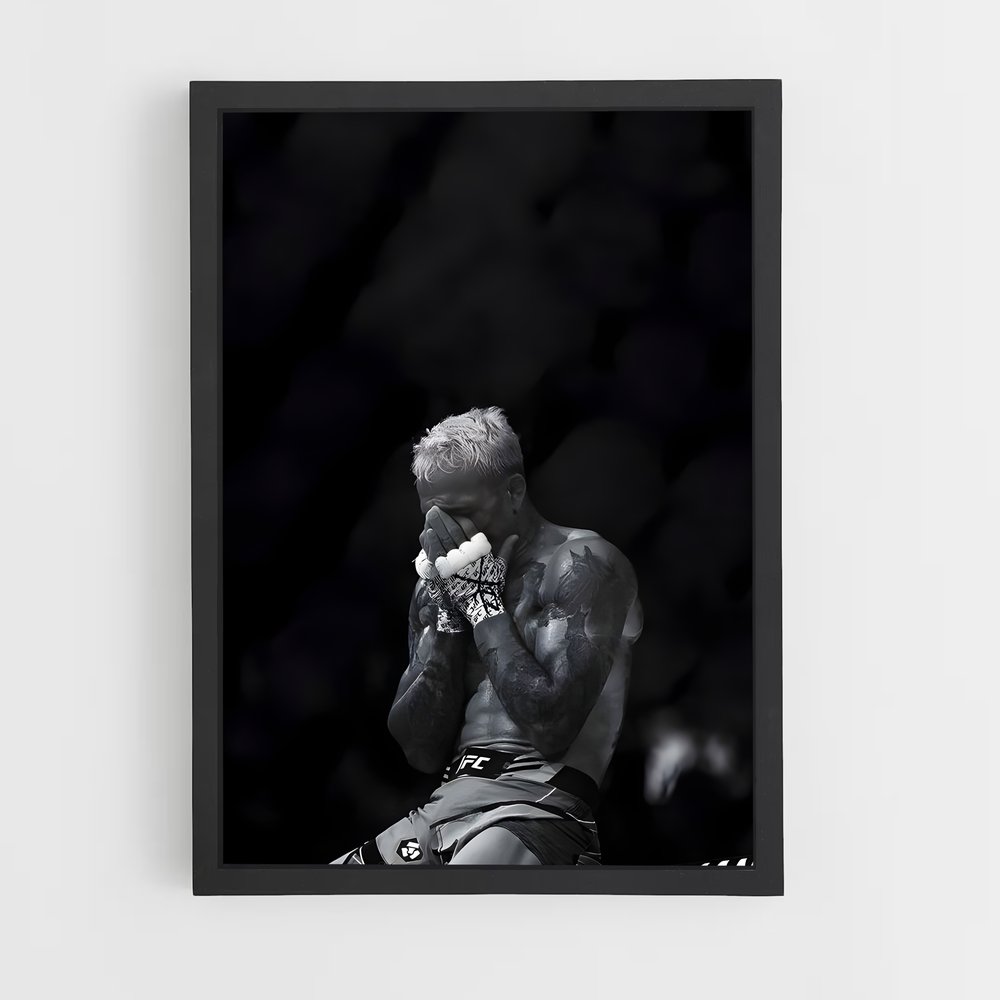 Poster Charles oliveira perdu – affiche MMA (vue 2)